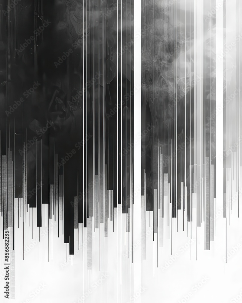 Poster fokasuart minimalistic pattern design in black and white with a touch of c 755f861a-9f25-496e-a402-1