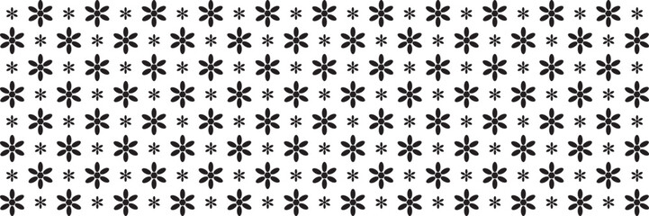 Geometric pattern with floral design.