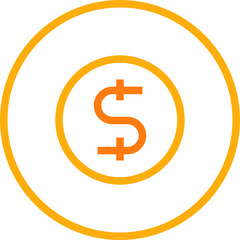 Dollar Coin Icon

