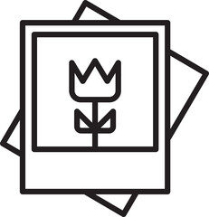 Photo File Line Icon