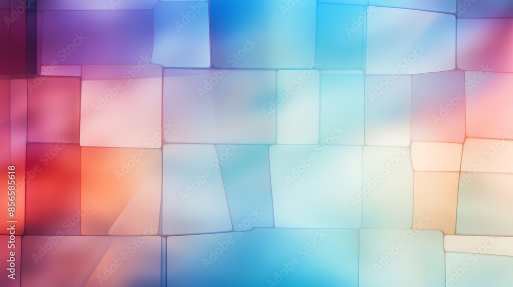 Poster mesmerizing abstract blurred gradient background in pastel hues, reminiscent of a soft and fluffy cloud. 