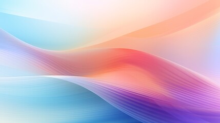 Obraz premium mesmerizing abstract blurred gradient background in pastel hues, reminiscent of a soft and fluffy cloud. 