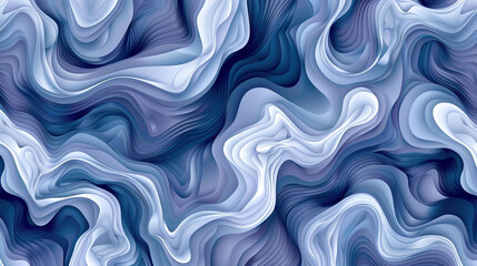 Fototapeta premium Abstract blue and white marble swirl pattern. Perfect for backgrounds, design projects, and artistic inspirations.