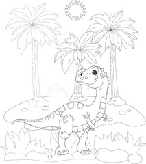 Dinosaur coloring pages  