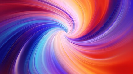 Fototapeta premium a psychedelic abstract blurred gradient background in swirling patterns, reminiscent of a hypnotic trance. 