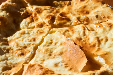 Georgian national dish Khachapuri. Bakery products