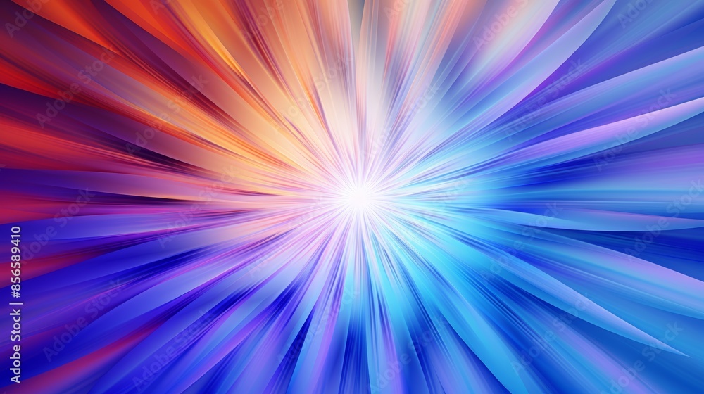 Poster psychedelic abstract blurred gradient background in swirling patterns, reminiscent of a kaleidoscope.