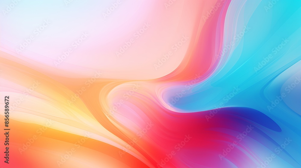 Aufkleber a psychedelic abstract blurred gradient background in swirling patterns, reminiscent of a lava lamp.