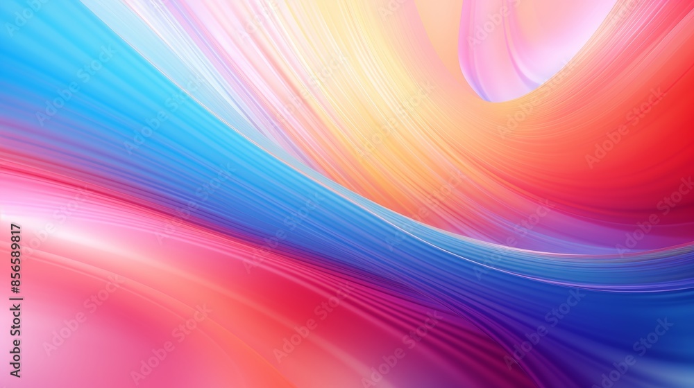 Aufkleber a psychedelic abstract blurred gradient background in swirling patterns, reminiscent of a lava lamp.