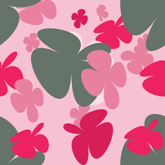 Simple and cute daisy flower floral seamless pattern for kids. Creative kids texture for fabric. flower texture, vector repeat pattern background
