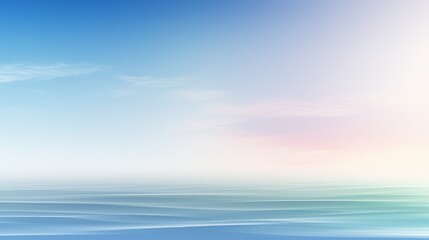 Fototapeta premium a serene abstract blurred gradient background in nature-inspired colors, reminiscent of a calm ocean. 