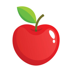 Red Apple vector Illustration artwork