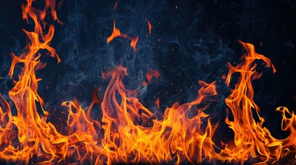 strongly hot fire flame on black background --no text and people, human --chaos 10 --ar 16:9 Job ID: 53ac8530-44c3-4f9b-889e-cabadce7d185