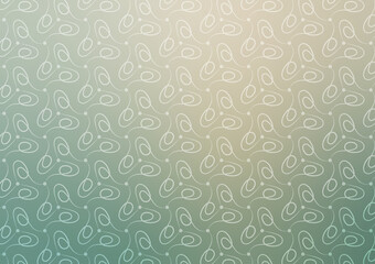 Abstract pattern green line wave soft design background