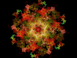 Imaginatory fractal abstract background Image