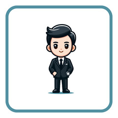 Boys wear suits and look neat