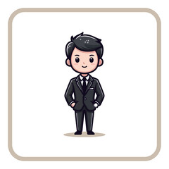 Boys wear suits and look neat