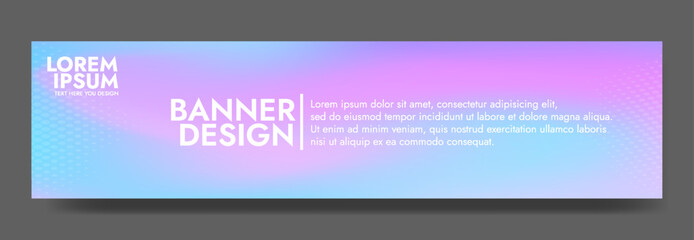 Gradient blurred banner in shades of purple and blue. Ideal for web banners, social media posts, or any design project that requires a calming backdrop
