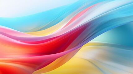 Obraz premium energetic abstract blurred gradient background in bold primary colors, exuding a sense of excitement and dynamism. 
