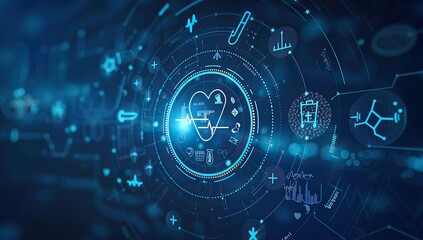 Digital Healthcare Interface with Heartbeat Pulse