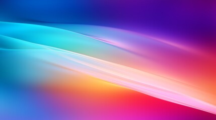 Fototapeta premium vibrant abstract blurred gradient background in neon colors, reminiscent of a 1980s retro aesthetic. 