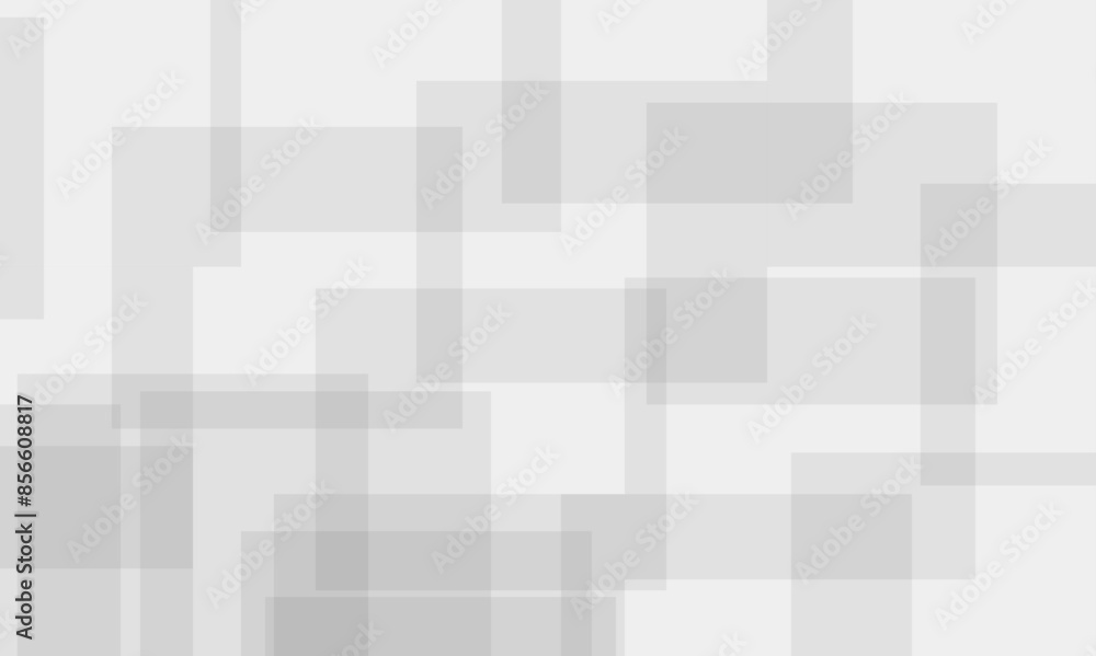 Poster abstract smooth light and gray geometry square shape paper futuristic concept background. vector ill