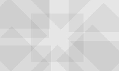 Fototapeta premium Abstract white and grey geometric minimal square shape banner background. Concept for template, texture, website, banner and brochure background. Vector illustration