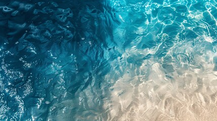 Abstract Ocean Surface: A Play of Light and Water