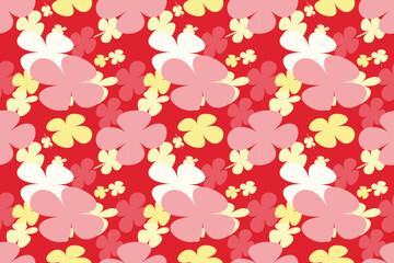 Floral Abstract Seamless Patterns. Little Floral Liberty Seamless Texture Background. Spring, Summer Romantic Blossom Flower Garden Seamless Pattern for Your Designs