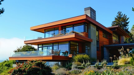 Obraz premium Modern homes and Town houses.