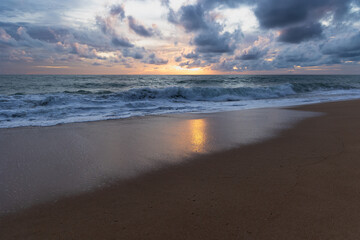 Amazing sunset form Thailand beach