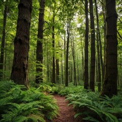 pine forest images created by AI