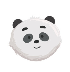 panda cartoon isolated on transparent background.  cute panda illustration