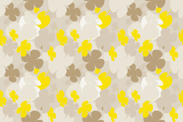 Floral Pattern Design With Simple Pretty, Little Floral Liberty Seamless Texture Background. Spring, Summer Romantic Blossom Flower Garden Seamless Pattern for Your Designs