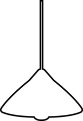 lamp Related black Vector line Icons. Includes such icons as bulb, Stylish modern room lights floor lamp, lantern, light, chandelier  isolated on transparent background.