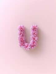 Fototapeta premium Fluffy Typography Delight: Super Lovely Candy Colors in Natural Light, Letters, Typography design, Graphic resource, wallpaper, banner design, brochure, web, advertising,