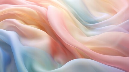 Obraz premium Light pastel organza fabric.