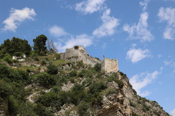 Obraz premium View of the fortress of Berat, Albania 