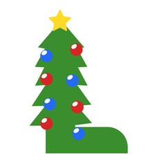 Christmas Tree Letter L
