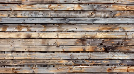 Wooden plank wall creating an abstract background