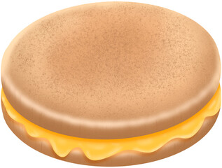 hamburger cheese, Cheese-stuffed burgers with oozing cheese are a delicious and convenient fast food.