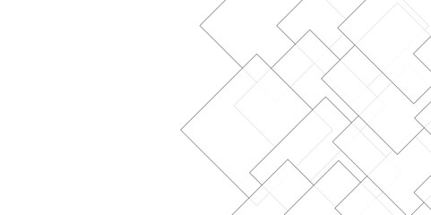 Abstract white diamond and triangle shape background .modern geometric technology business concept black lines .white color technology concept and square shapes vector background .