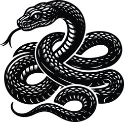Fototapeta premium Snake vector illustration