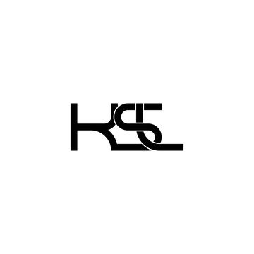 ksl lettering initial monogram logo design
