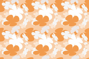 Flowers Seamless Pattern Design for Fabric Little Floral Liberty Seamless Texture Background. Spring, Summer Romantic Blossom Flower Garden Seamless Pattern for Your Designs