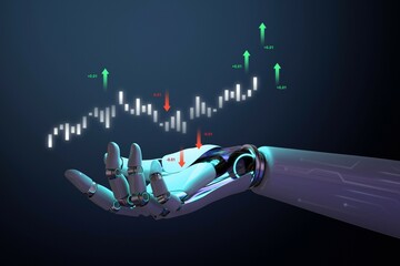 Stock marketing investment graph remix