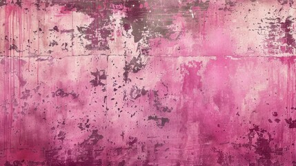 Grunge pink texture on canvas