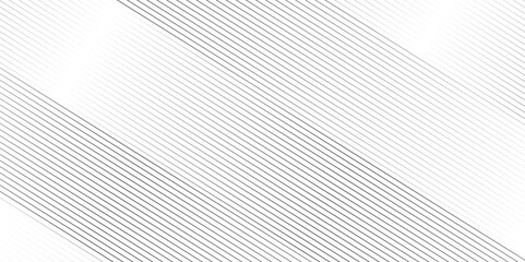 Naklejka premium Vector gradient gray line pattern Transparent monochrome striped texture, minimal background. Abstract background wave line elegant white striped diagonal line technology concept web texture.