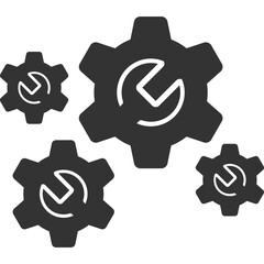 Gears Machinery Icon