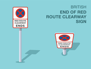 Traffic regulation rules. Isolated British 